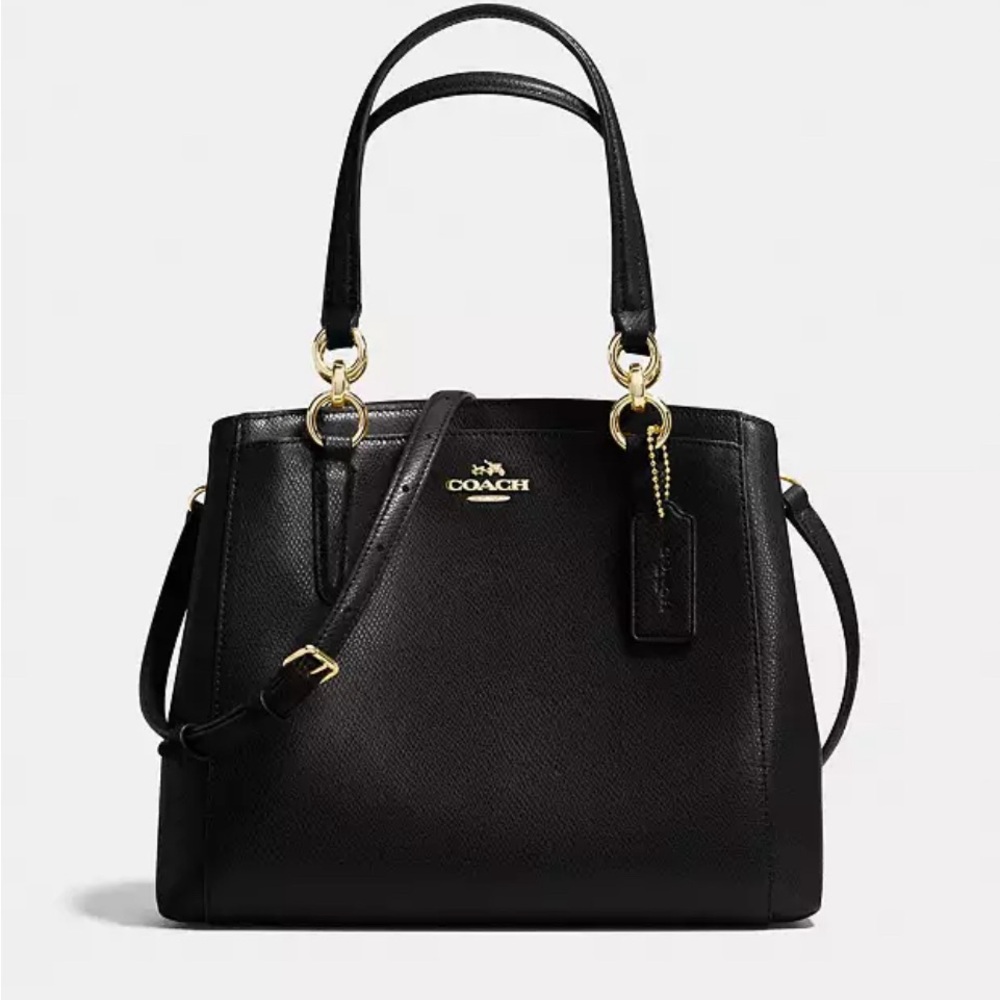 COACH 🌸 Minetta Black Leather Crossbody Bag